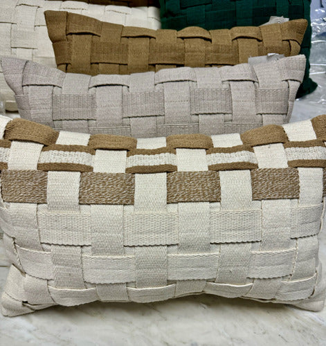 Kit 02 Capas Almofada Trancê Original Santa Luzia 50x30